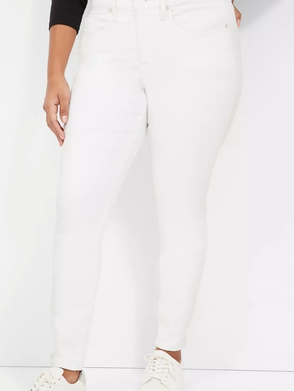 Lane Bryant Signature Fit Jean in White, Size 16